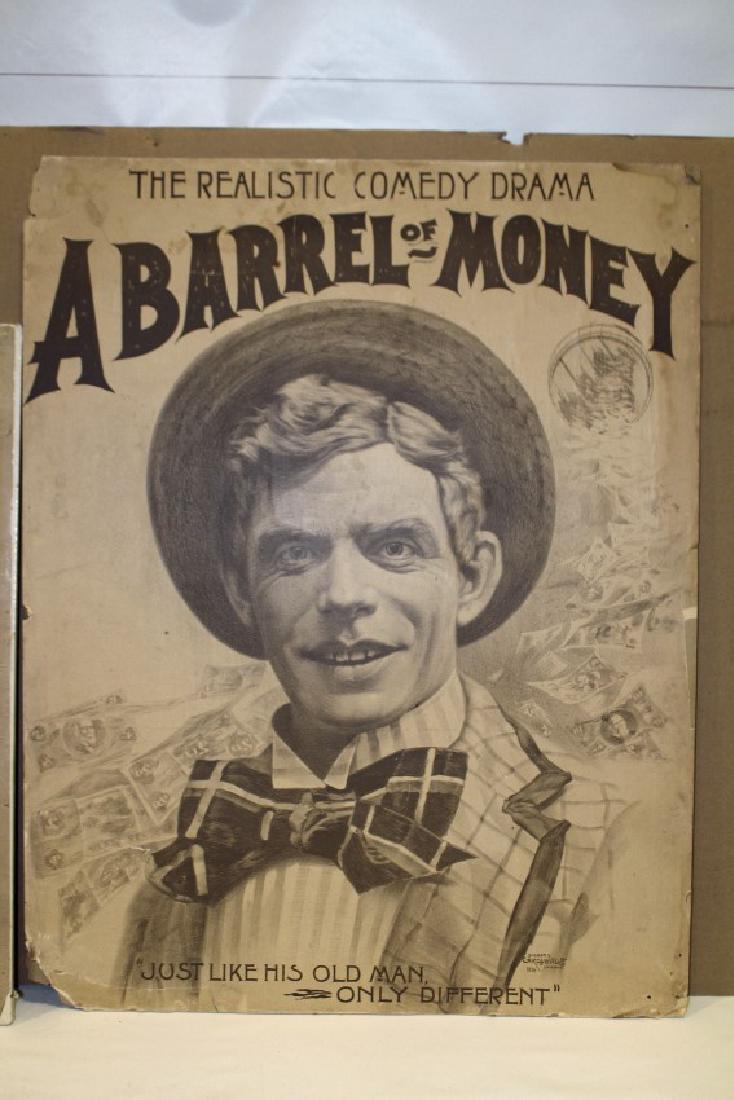 1880s Shober Carqueville Comedy Drama Theater Poster (1 of 1)