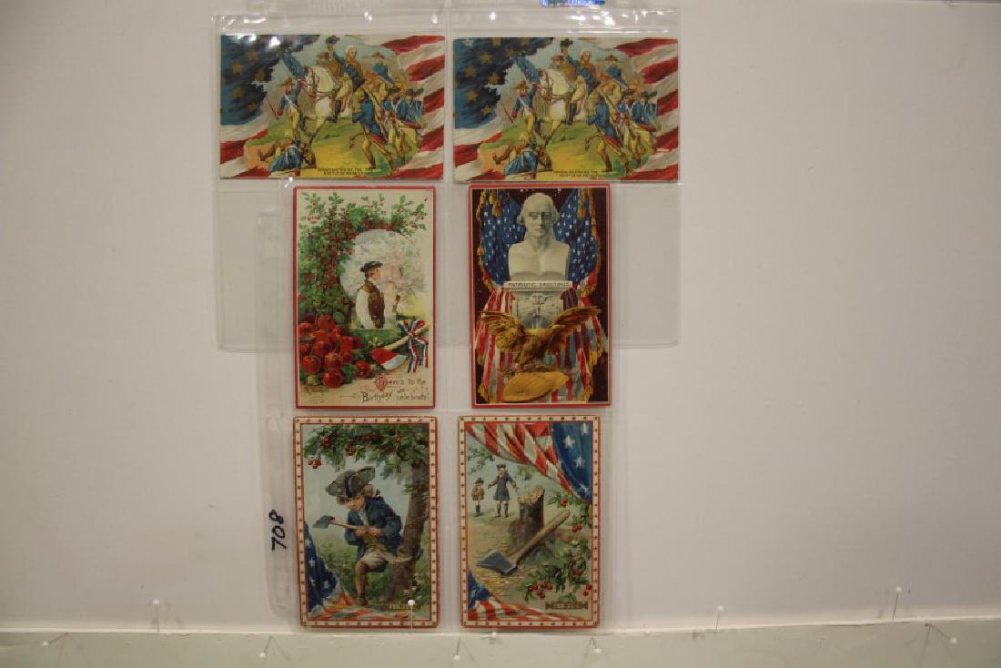 6 Postcards George Washington Tuck & Others (1 of 2)