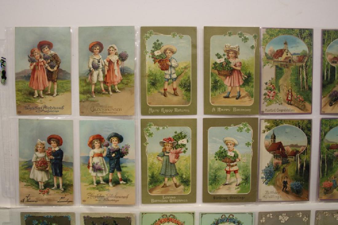 30 EAS Postcards Children Flowers Sheep Birthday Series (1 of 3)