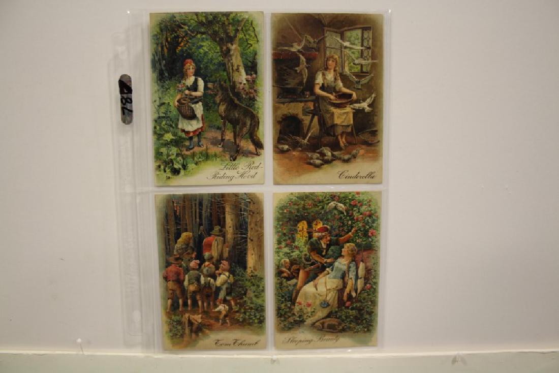 4 Postcards - 1910 Fairy Tales Series 8666 (1 of 2)