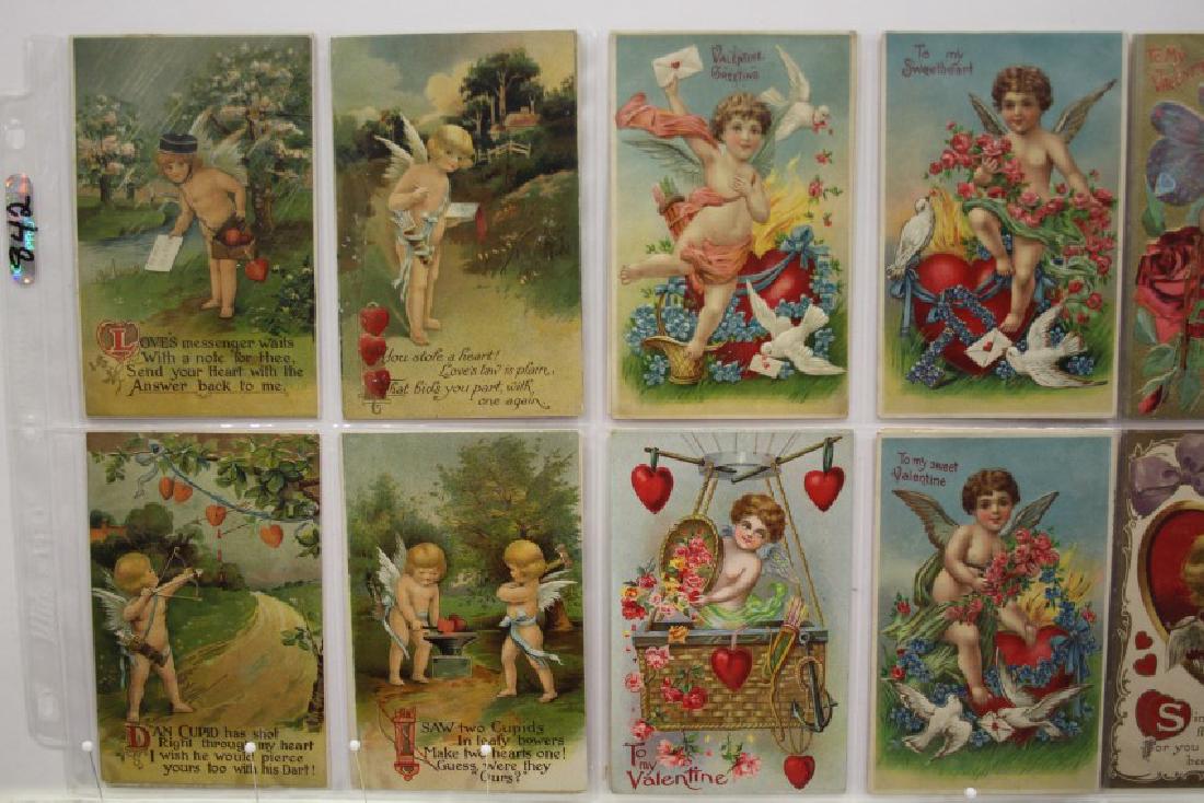 56 Postcards All w/ Cupid Valentine Series (1 of 3)
