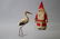 Christmas Candy Containers - Santa & Stork