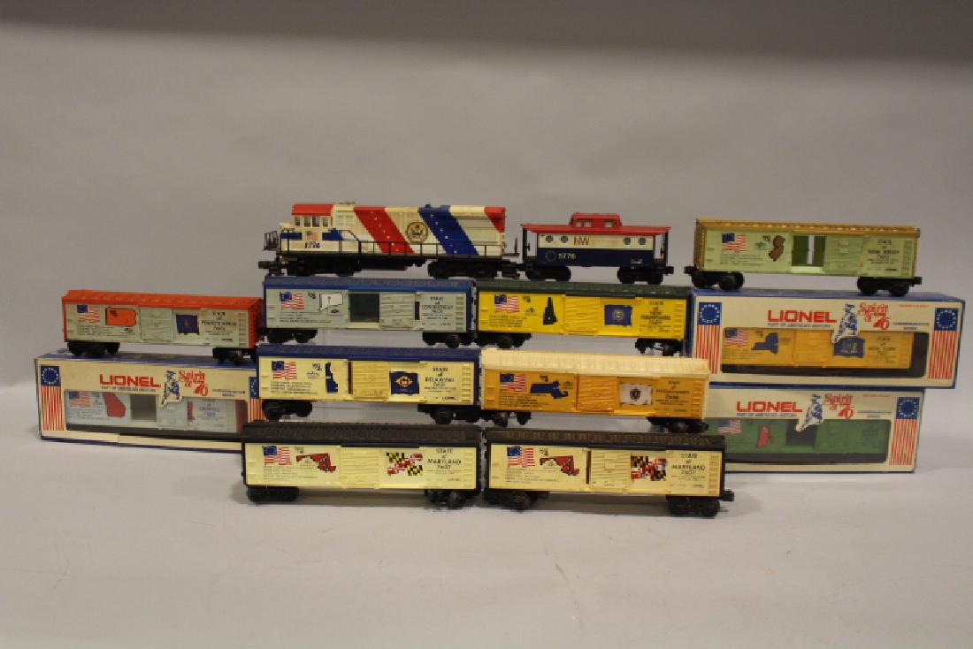 Lionel spirit of 76 train cheap set