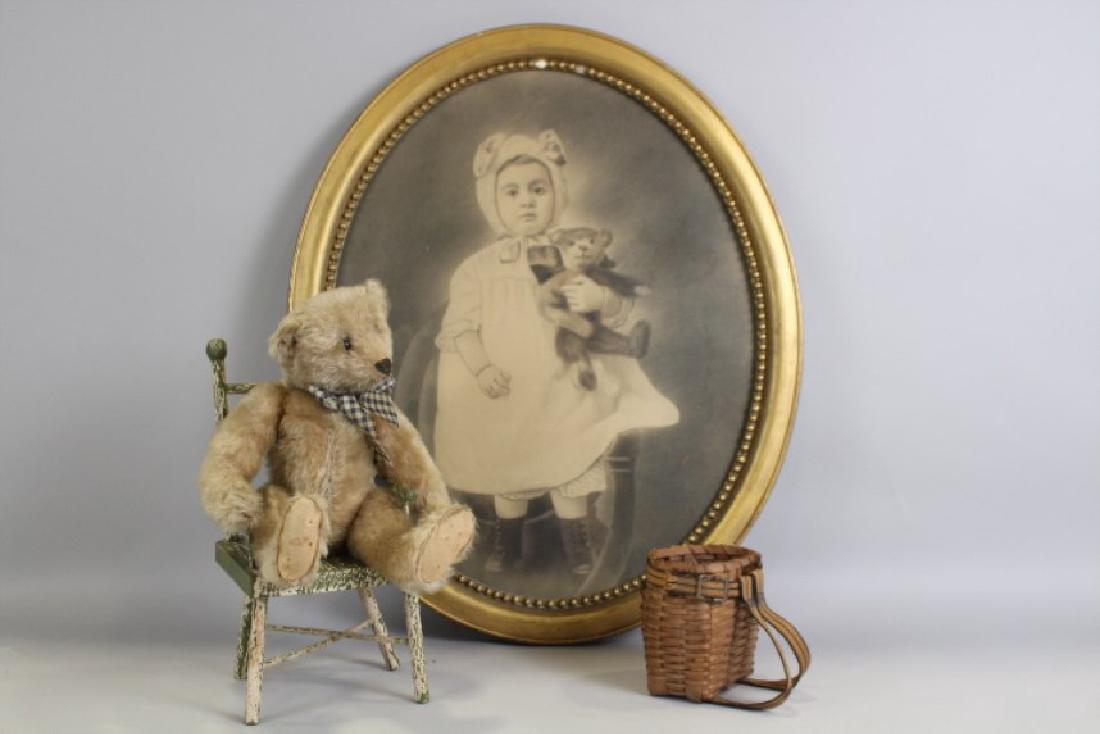 1907 Steiff Teddy Bear - Blank Button & More (1 of 7)