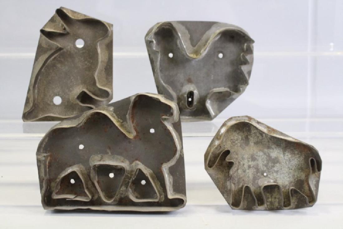 Early Camel, Elephant & Other Tin Cookie Cutters (1 of 1)