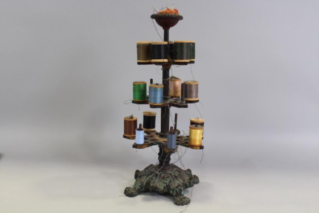 Victorian Cast Iron Sewing Stand (1 of 1)