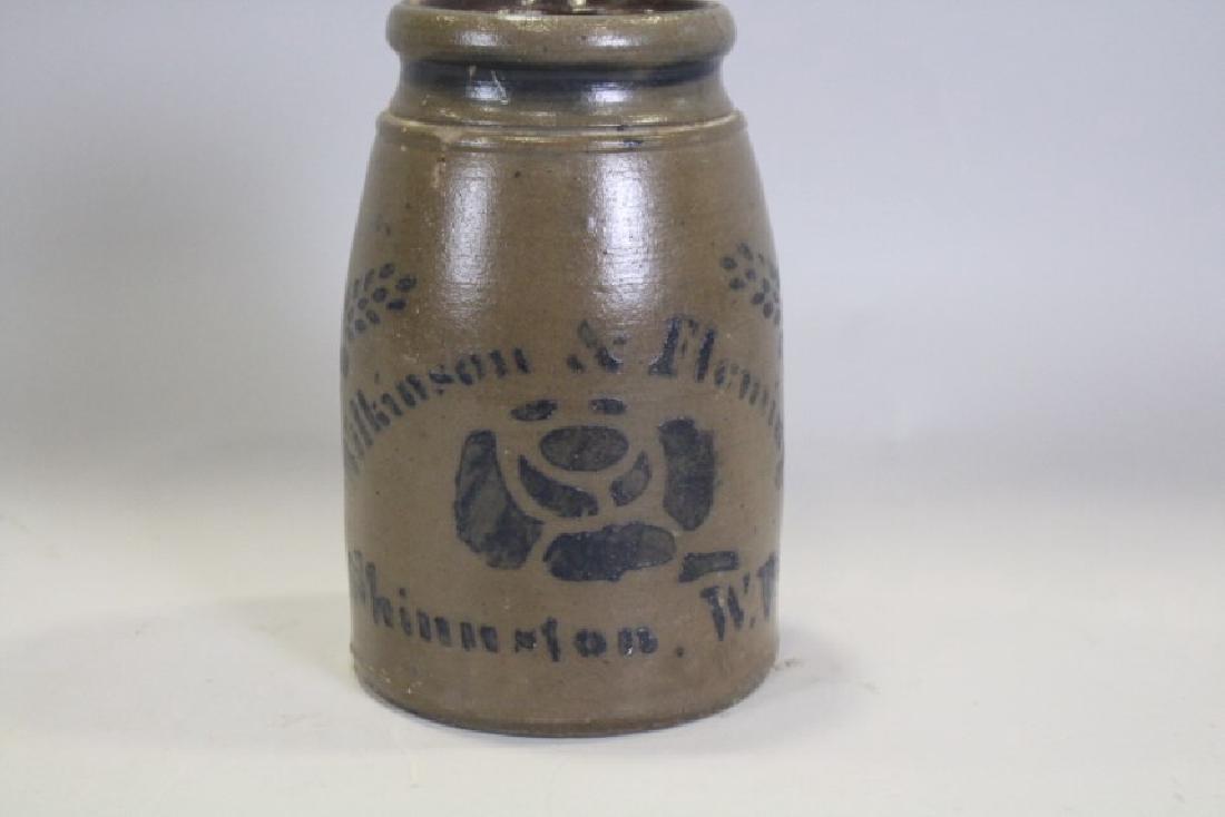 Stoneware Canning Jar Wilkinson & Fleming W.Va (1 of 1)