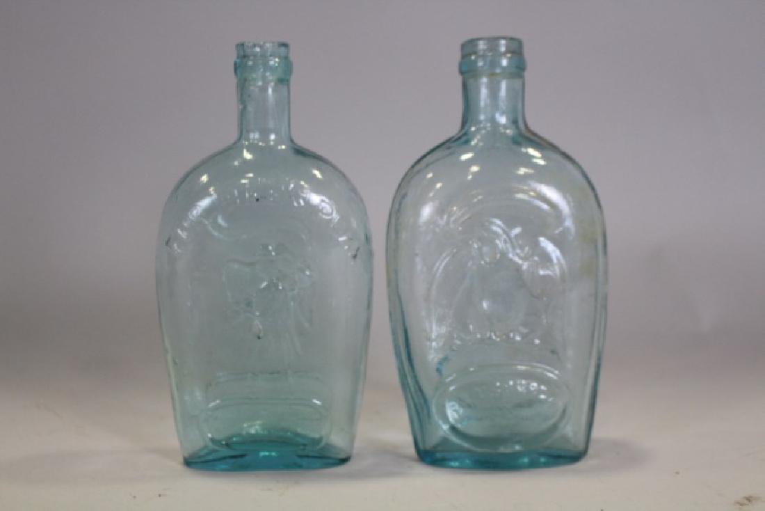 Historical Glass Flasks w/ Eagles (1 of 1)