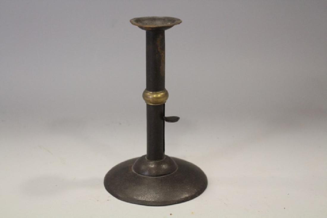 Hog Scrapper Candlestick with Wedding Band (1 of 1)