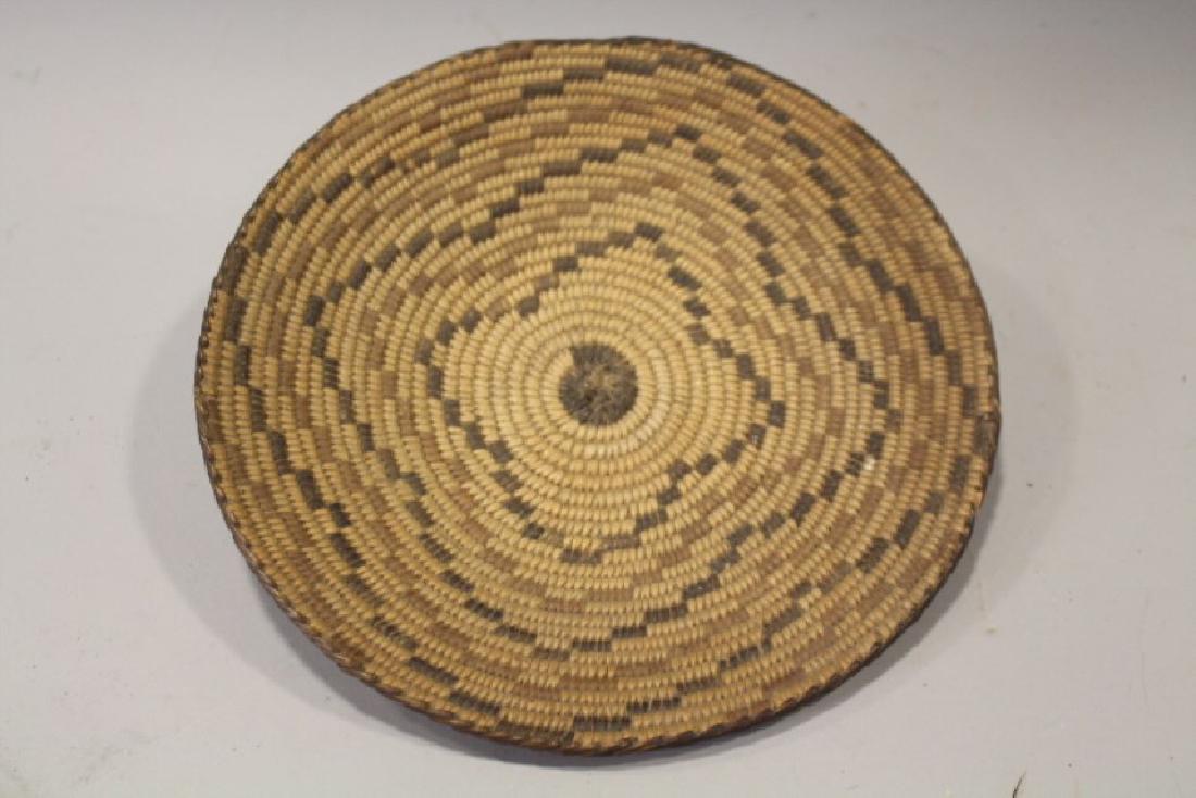 Native American Indian Coiled Basket (1 of 1)