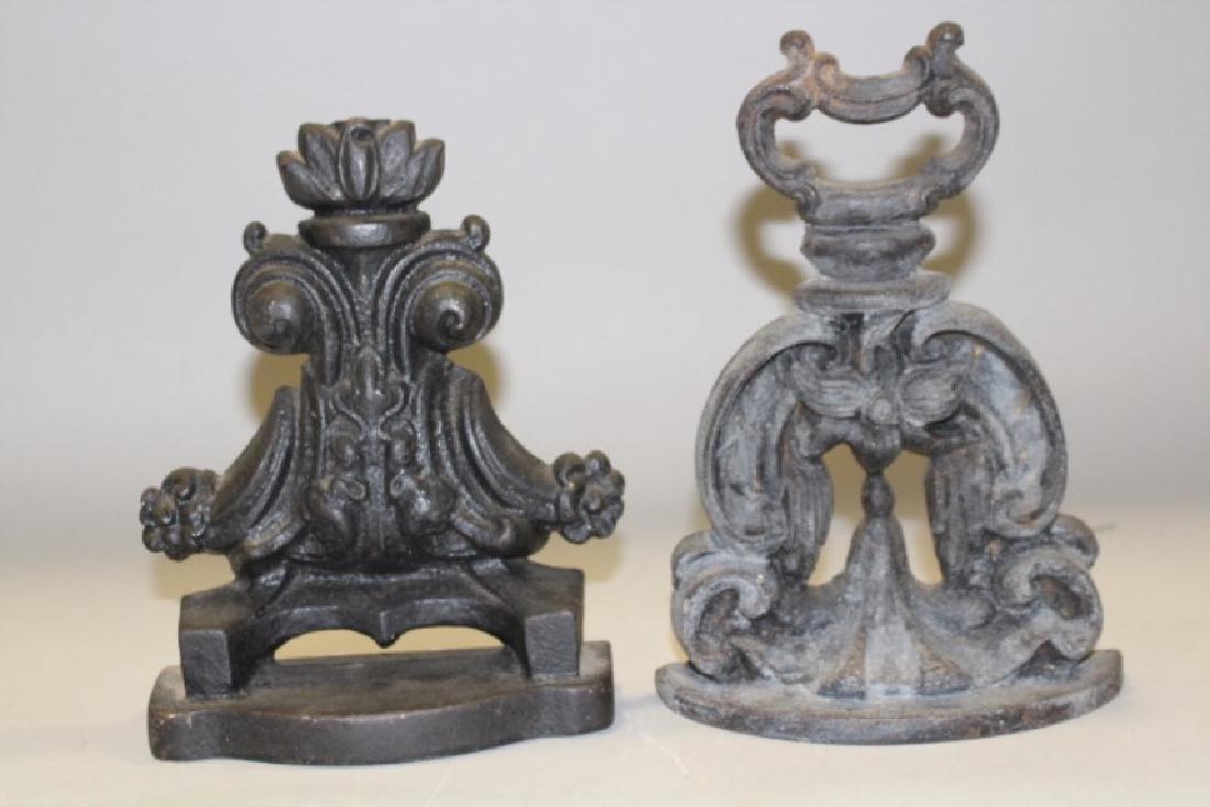 Pair Cast Iron Door Stops (1 of 1)