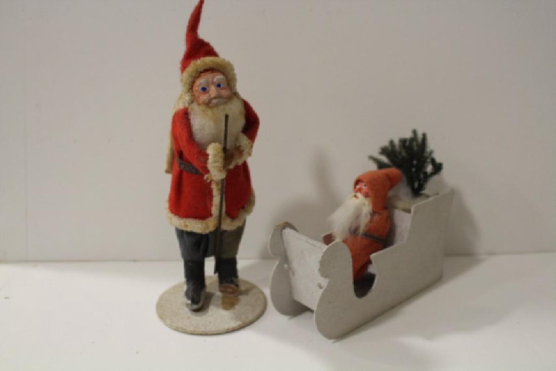 Lot of 2 Santa Claus Christmas Figures (1 of 1)