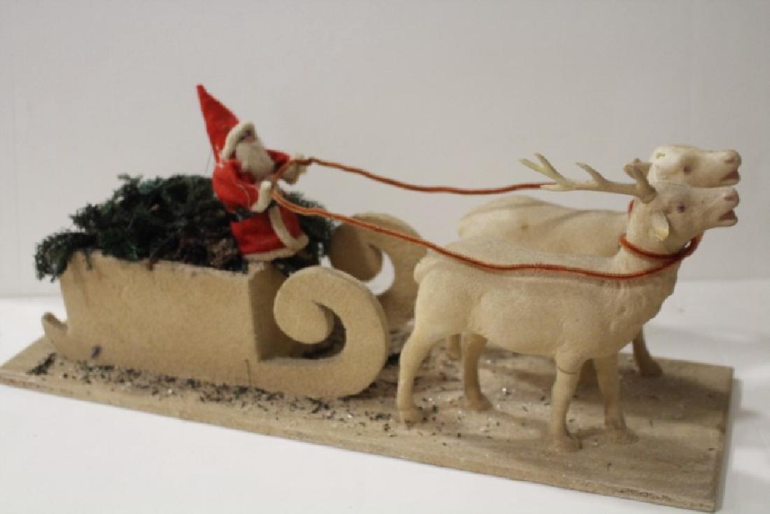 Santa Claus in Sleigh with 2 Reindeer (1 of 1)