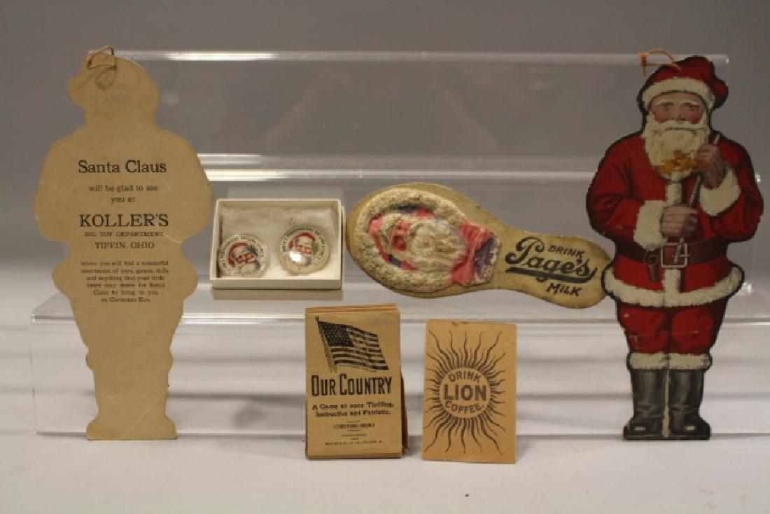 Santa Ohio Advertising Tiffin, Page Dairy, Lion Coffee (1 of 1)