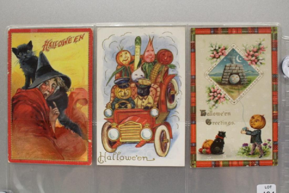 Lot of 3 Early 20th C Halloween Postcards - Tuck (1 of 2)