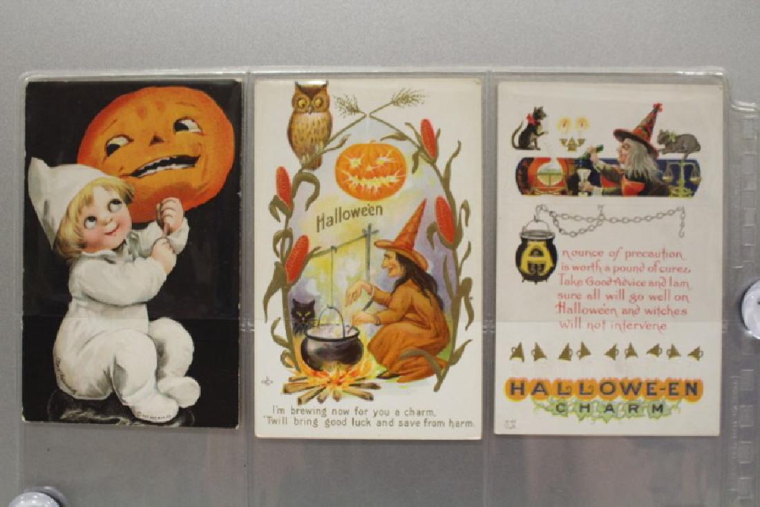 Lot of 3 Early 20th C Halloween Postcards - Clapsaddle (1 of 1)
