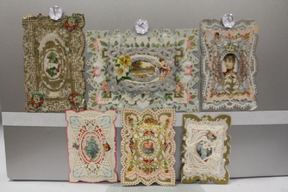 Lot of 6 19th to Early 20th C Valentines (1 of 1)