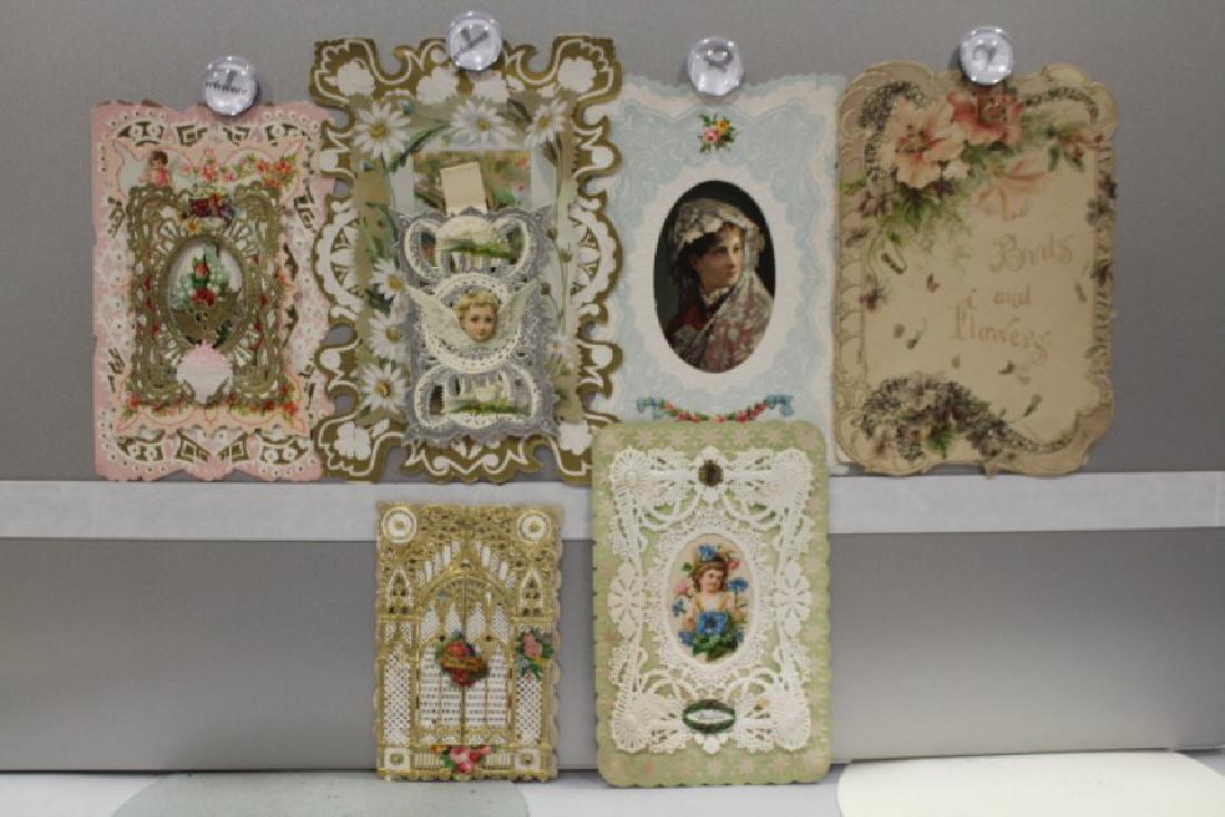 Lot of 6 19th to Early 20th C Valentines (1 of 1)