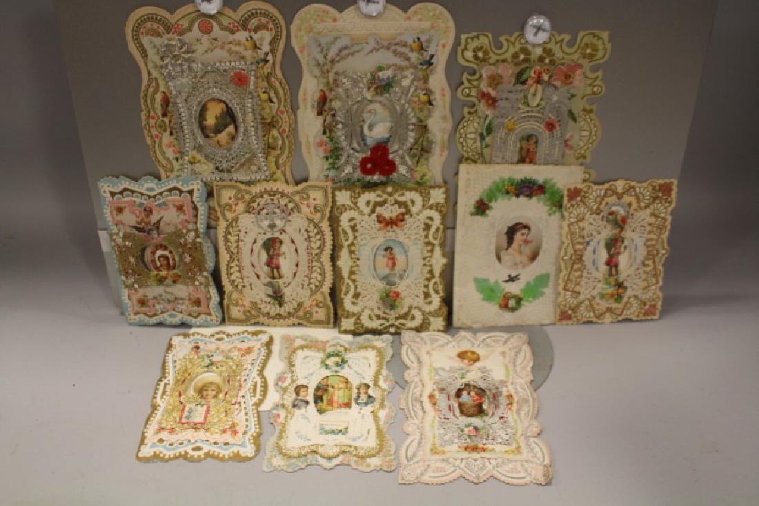 Lot of 10 19th to Early 20th C Valentines (1 of 1)
