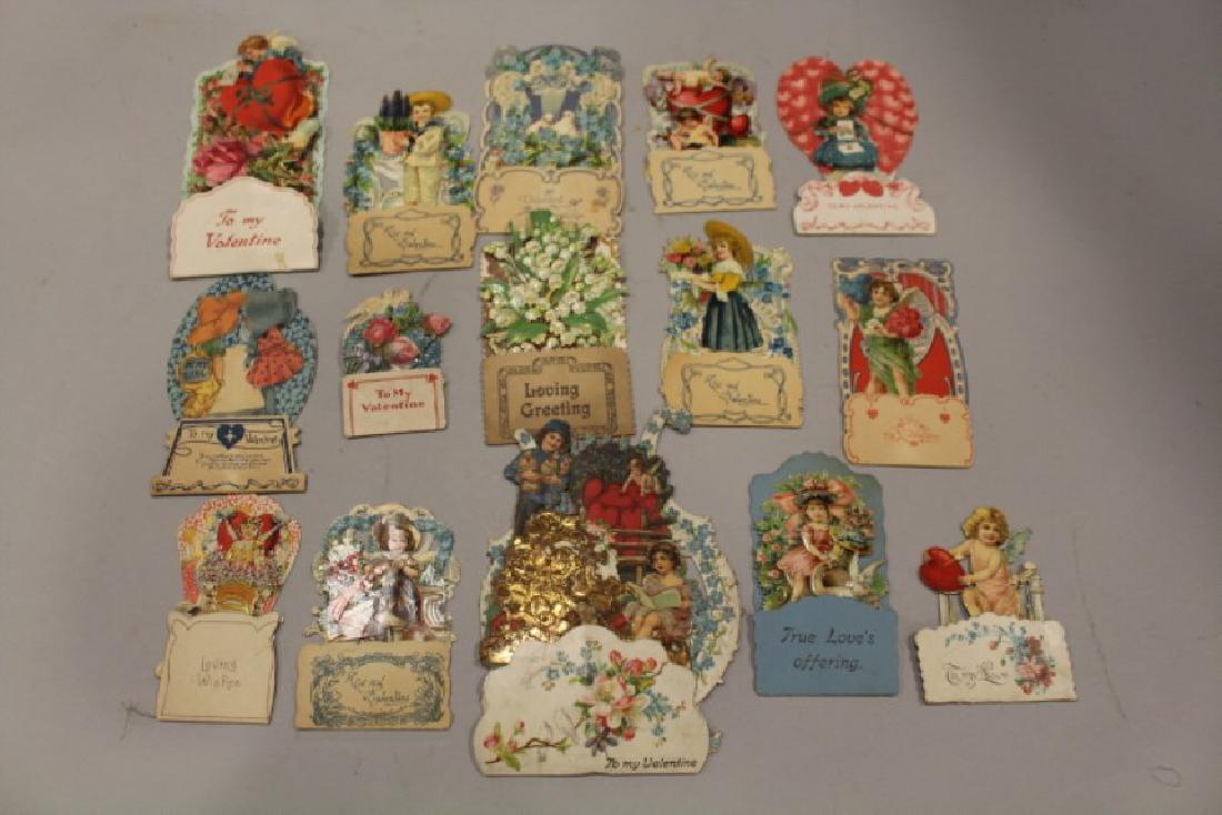 15 19th C Valentines Mostly German Includes Dresden (1 of 1)