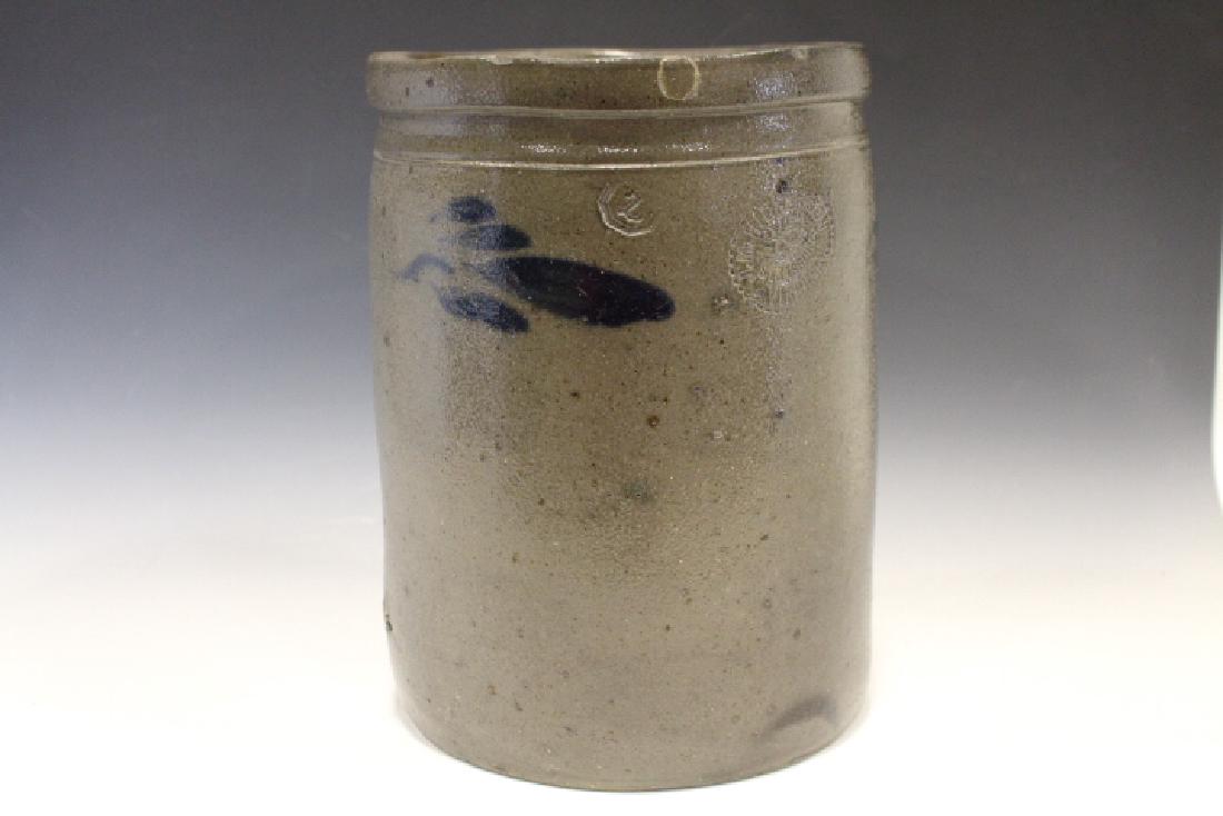 Stamped Hickerson Strasburg VA Stoneware Crock (1 of 4)