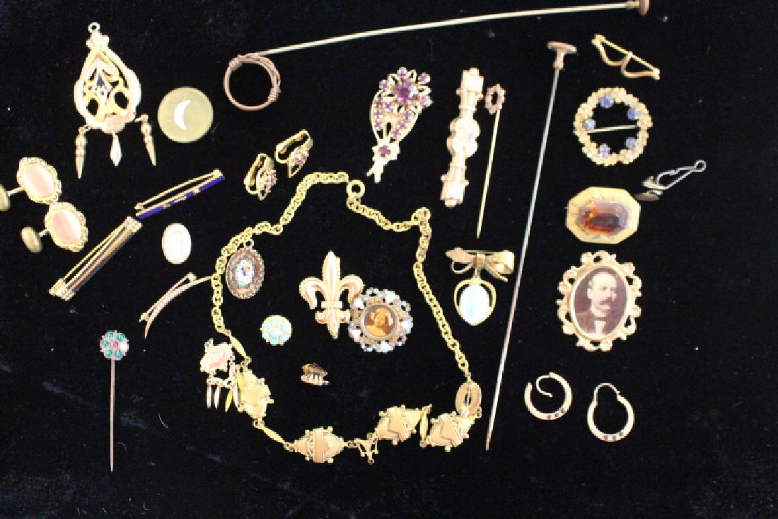 Victorian & Vintage Goldtone & GF Jewelry (1 of 1)