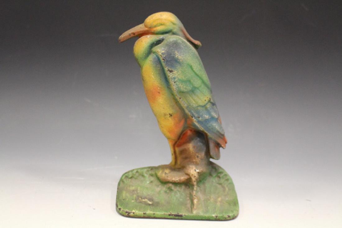Cast Iron Heron Doorstop (1 of 2)