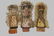Early 20th C Group of 3 Folk Art Carnival Knock Down - 2