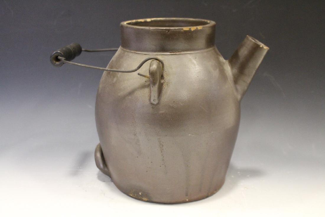 19th C Redware Batter Jug (1 of 3)