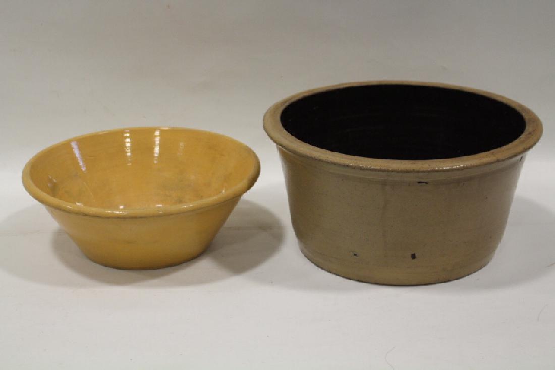 Yellowware & Stoneware Large Bowls (1 of 1)