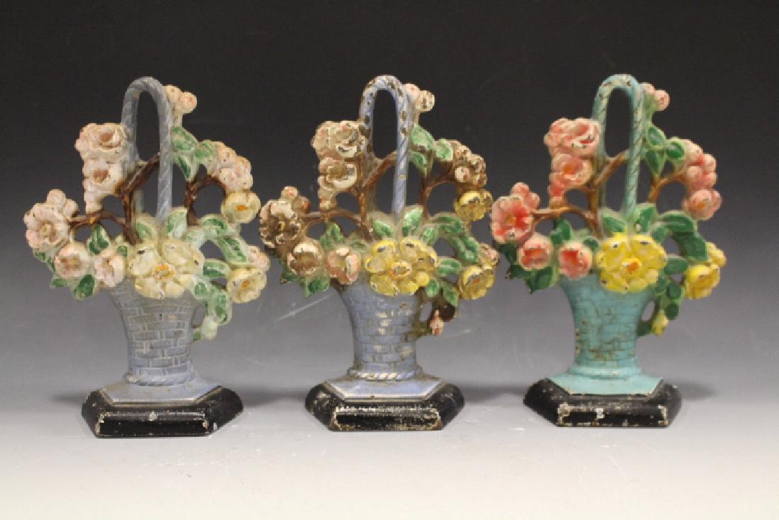 Lot of 3 Apple Blossom Hubley 329 Doorstops (1 of 1)