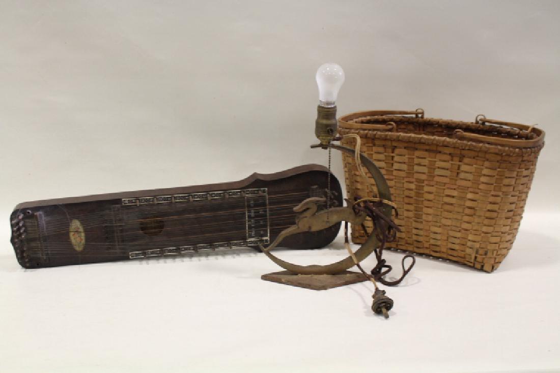 Basket, ViolaPhone, Iron Deer Base Lamp (1 of 1)