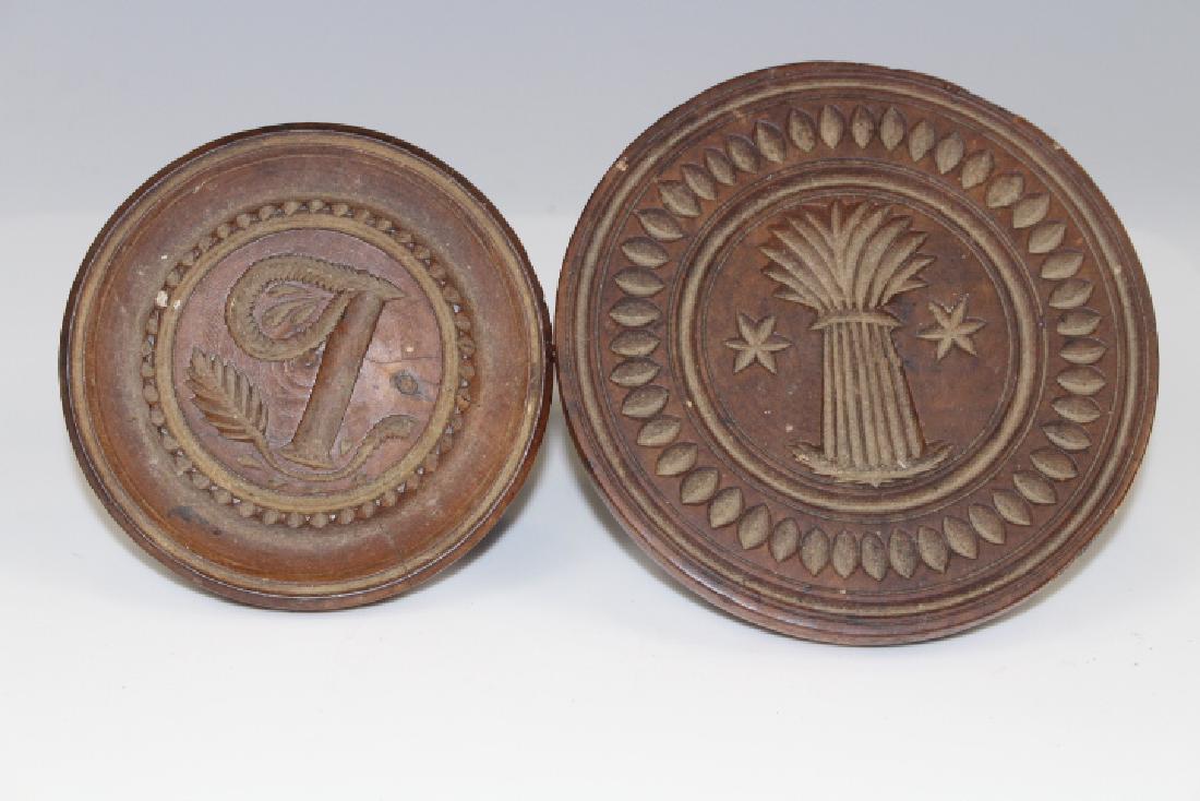 19th C Carved Butter Stamps