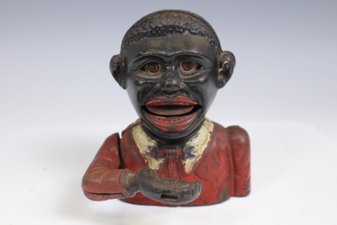 Cast Iron Little Joe Mechanical Bank (1 of 4)