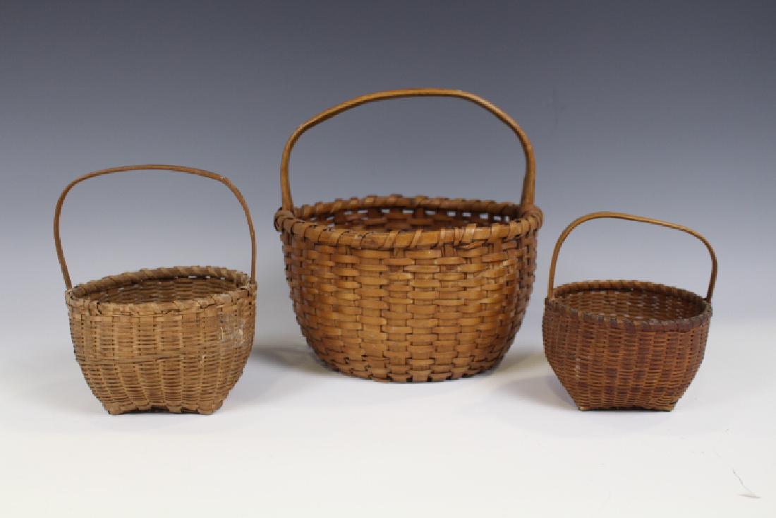 Miniature Ash Woven Baskets (1 of 8)