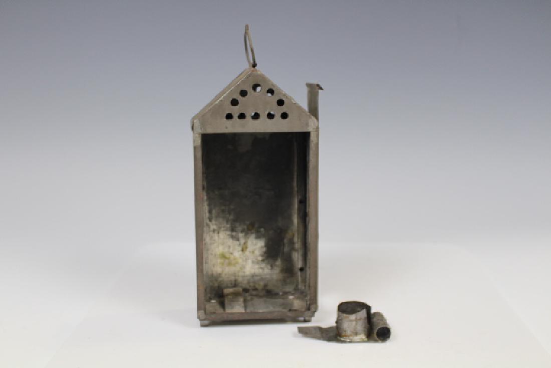 Rare Tin Carry Candle Lamp / Lantern (1 of 3)