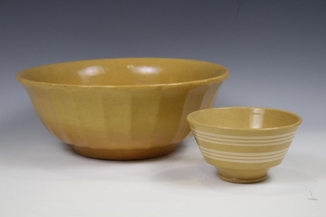 Lot of 2 Yellowware Bowls (1 of 1)