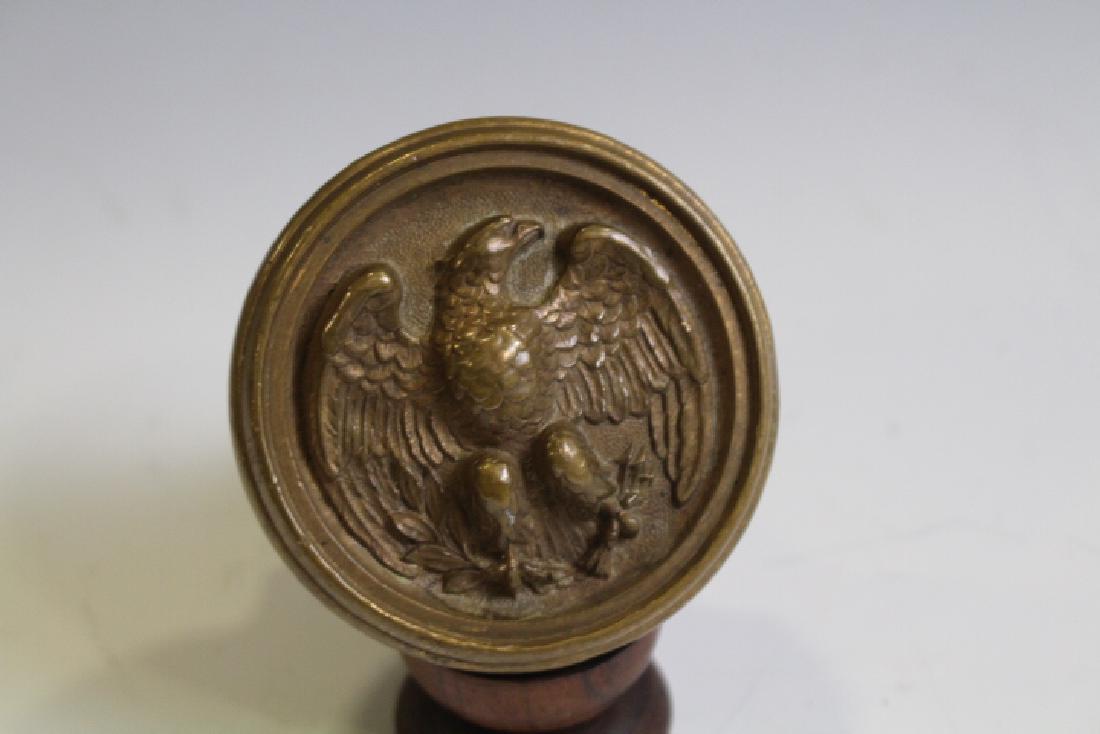 Federal Period Brass Door Knob w/ American Eagle (1 of 3)