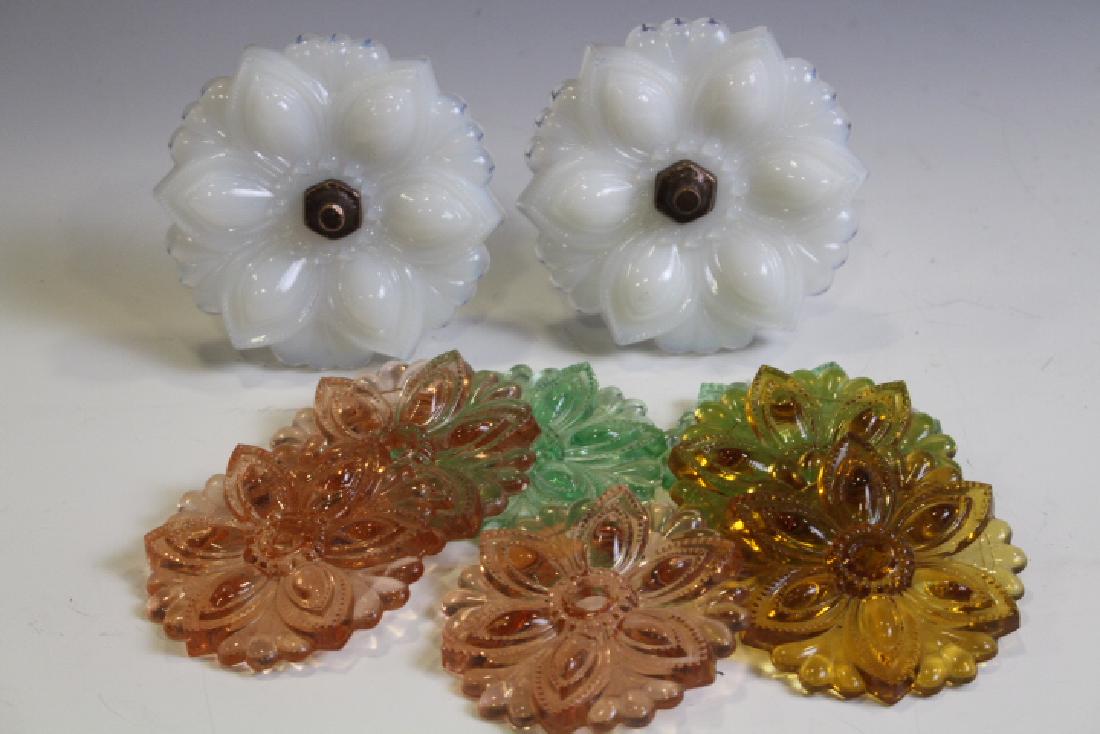 Sandwich Glass Curtain Tiebacks