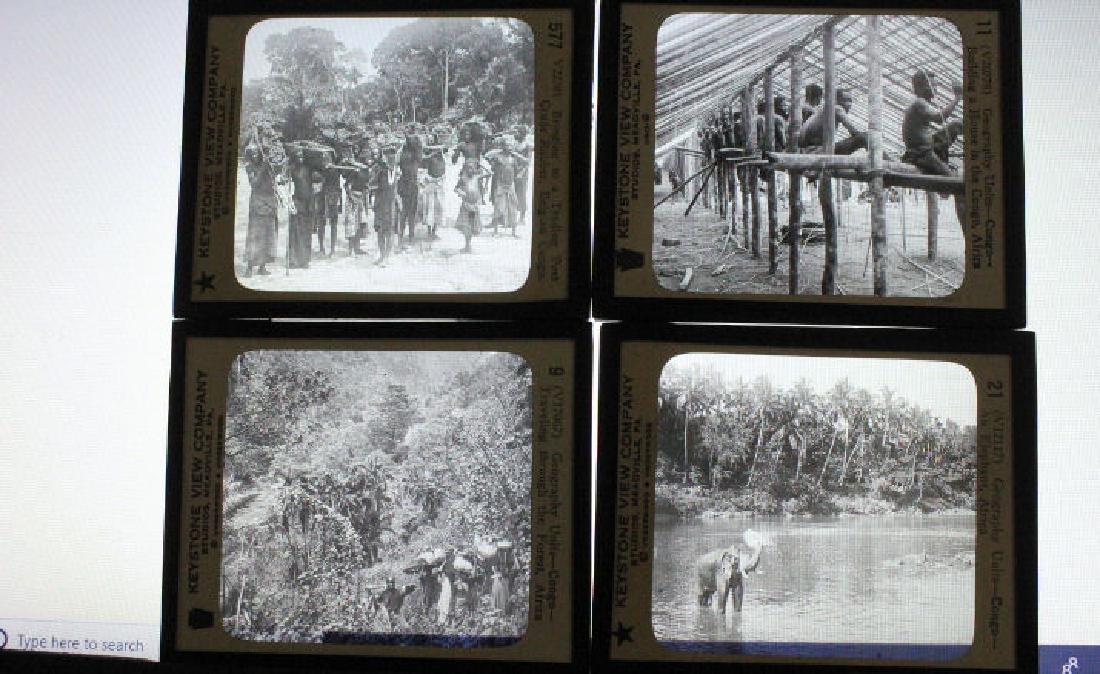 9 Lantern Slides - African Congo (1 of 2)