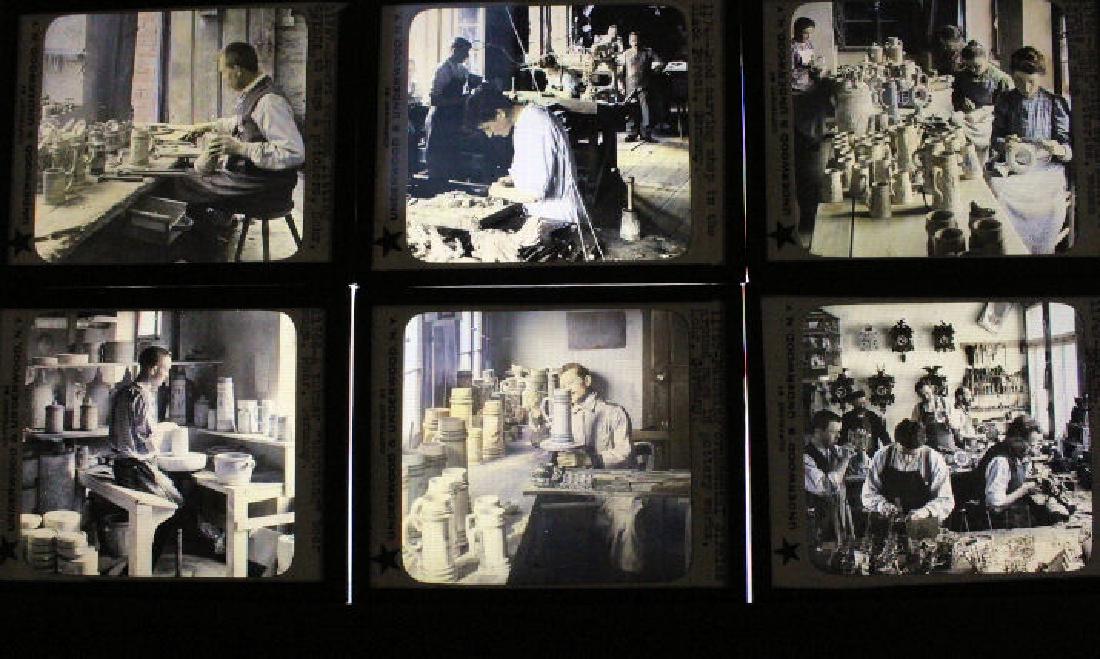 14 Lantern Slides Germany w/ Steins & Toy Making (1 of 3)