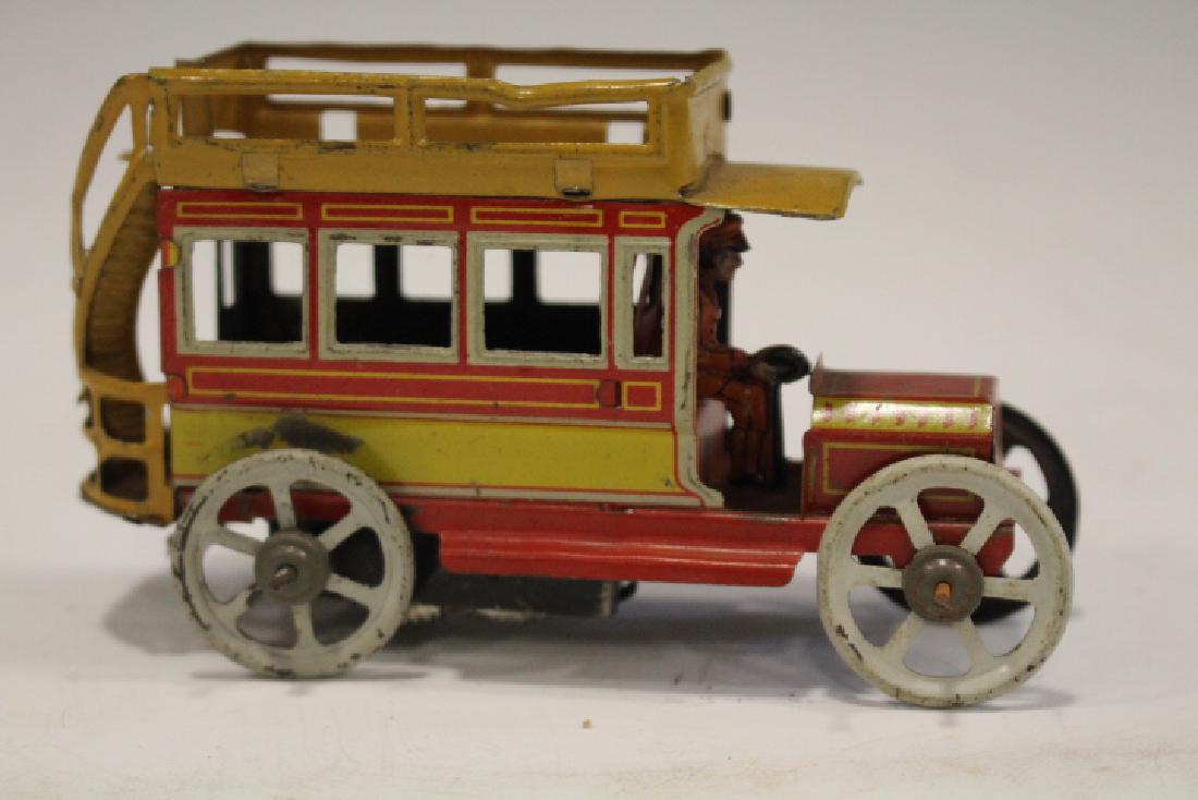 Germany Tin Penny Toy Double Decker Bus (1 of 3)