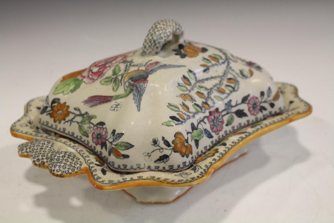 Ashworth Bros Hanley Transferware Soup Tureen