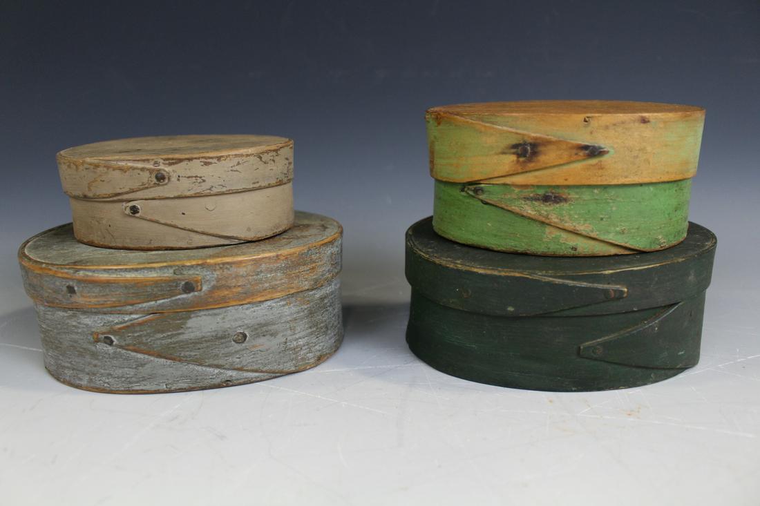 Small Oval Painted Pantry Boxes (1 of 6)