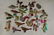 Group of 22 Dresden Paper Christmas Ornaments