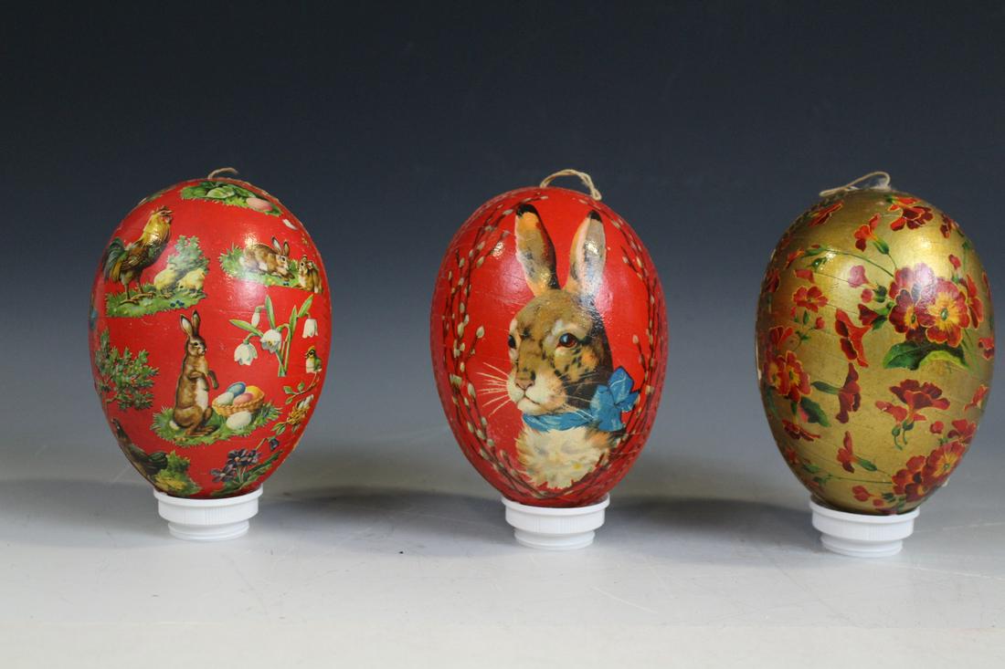 Large Paper Mache Easter Eggs -Germany (1 of 2)