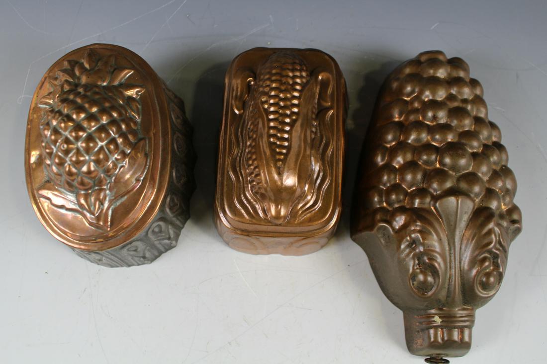 Copper over Tin Food Molds (1 of 2)