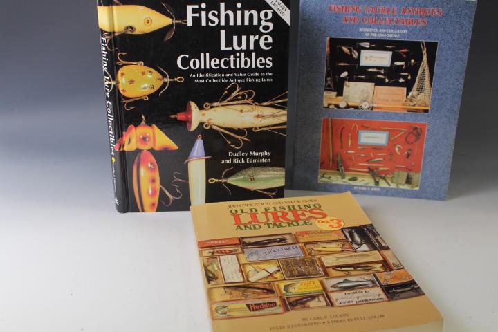 Lot of 3 Fishing Lures / Tackle Reference Books: Lot of 3 Fishing Lures / Tackle Reference Books