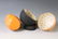 2 Papier Mache Halloween Veggie Candy Containers - 3