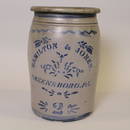 Hamilton & Jones Stenciled Stoneware 2 G Crock